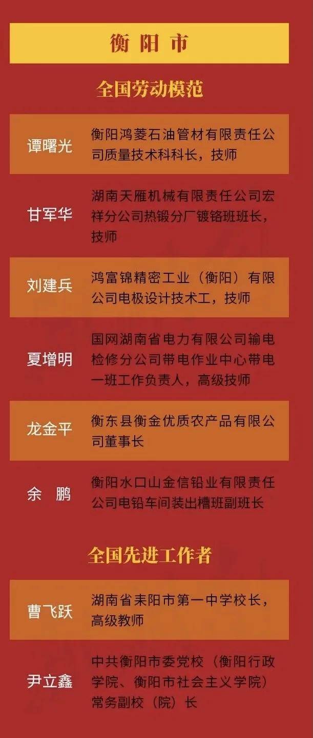 衡阳市委颁发新任英才光荣榜